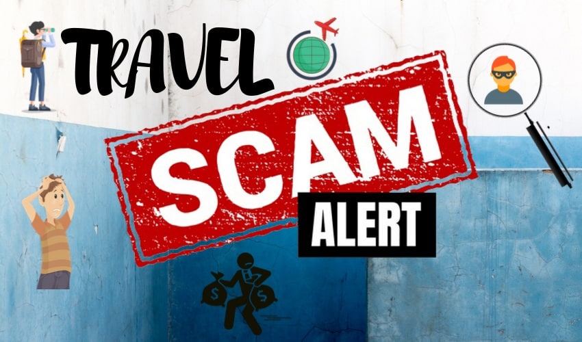 you should be here travel scam
